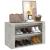 Pantofar, gri beton, 75x35x45 cm, lemn compozit GartenMobel Dekor