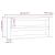 Pantofar, gri sonoma, 100x35x45 cm, lemn prelucrat GartenMobel Dekor