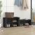 Pantofar, negru, 150x35x45 cm, lemn prelucrat GartenMobel Dekor