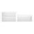 Pantofar, alb extralucios, 150x35x45 cm, lemn prelucrat GartenMobel Dekor