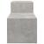Pantofar, gri beton, 150x35x45 cm, lemn prelucrat GartenMobel Dekor