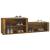 Pantofar, stejar fumuriu, 150x35x45 cm, lemn prelucrat GartenMobel Dekor