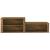 Pantofar, stejar fumuriu, 150x35x45 cm, lemn prelucrat GartenMobel Dekor
