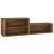 Pantofar, stejar fumuriu, 150x35x45 cm, lemn prelucrat GartenMobel Dekor