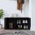 Pantofar, negru, 100x35x45 cm, lemn compozit GartenMobel Dekor