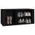 Pantofar, negru, 100x35x45 cm, lemn compozit GartenMobel Dekor