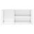 Pantofar, alb extralucios, 100x35x45 cm, lemn compozit GartenMobel Dekor