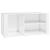 Pantofar, alb extralucios, 100x35x45 cm, lemn compozit GartenMobel Dekor
