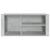 Pantofar, gri beton, 100x35x45 cm, lemn prelucrat GartenMobel Dekor