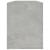 Pantofar, gri beton, 100x35x45 cm, lemn prelucrat GartenMobel Dekor