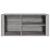 Pantofar, gri sonoma, 100x35x45 cm, lemn prelucrat GartenMobel Dekor