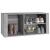 Pantofar, gri sonoma, 100x35x45 cm, lemn prelucrat GartenMobel Dekor
