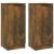 Servante, 2 buc., stejar fumuriu, 30x30x70 cm, lemn prelucrat GartenMobel Dekor