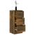 Servante, 2 buc., stejar fumuriu, 30x30x70 cm, lemn prelucrat GartenMobel Dekor