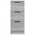 Servante, 2 buc., gri sonoma, 30x30x70 cm, lemn prelucrat GartenMobel Dekor