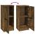 Servante, 2 buc., stejar fumuriu, 30x30x70 cm, lemn prelucrat GartenMobel Dekor