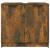 Dulap de baie, stejar fumuriu, 64,5x33,5x59 cm, lemn prelucrat GartenMobel Dekor