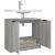 Dulap de baie, sonoma gri, 64,5x33,5x59 cm, lemn prelucrat GartenMobel Dekor