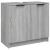 Dulap de baie, sonoma gri, 64,5x33,5x59 cm, lemn prelucrat GartenMobel Dekor