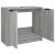 Dulap de baie, sonoma gri, 64,5x33,5x59 cm, lemn prelucrat GartenMobel Dekor
