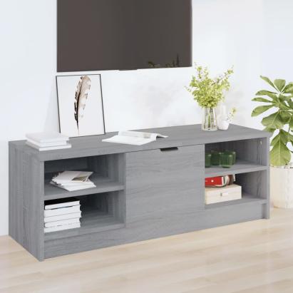 Comodă TV, gri sonoma, 102x35,5x36,5 cm, lemn compozit GartenMobel Dekor