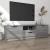 Comodă TV, sonoma gri, 140x35x40 cm, lemn prelucrat GartenMobel Dekor