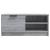 Comodă TV, gri sonoma, 80x35x36,5 cm, lemn prelucrat GartenMobel Dekor