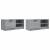 Comodă TV, 2 buc., Sonoma gri, 80x35x36,5 cm, lemn prelucrat GartenMobel Dekor