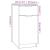 Dulap de birou, gri sonoma, 33,5x50x75 cm, lemn prelucrat GartenMobel Dekor