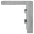 Masă bar de perete gri sonoma 102x45x103,5 cm lemn compozit GartenMobel Dekor