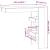 Masă bar de perete gri sonoma 102x45x103,5 cm lemn compozit GartenMobel Dekor