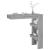 Masă bar de perete gri sonoma 102x45x103,5 cm lemn compozit GartenMobel Dekor