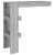 Masă bar de perete gri sonoma 102x45x103,5 cm lemn compozit GartenMobel Dekor