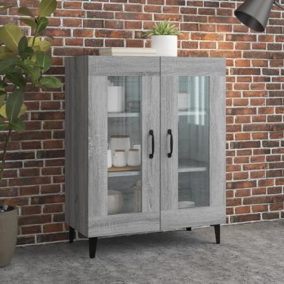Servantă, gri sonoma, 69,5x34x90 cm, lemn compozit GartenMobel Dekor