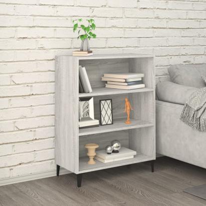 Servantă, gri sonoma, 69,5x32,5x90 cm, lemn prelucrat GartenMobel Dekor