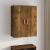 Dulap de perete suspendat, stejar fumuriu, 69,5x34x90 cm GartenMobel Dekor