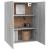 Dulap de perete suspendat, gri sonoma, 69,5x34x90 cm GartenMobel Dekor