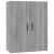 Dulap suspendat, gri sonoma, 69,5x34x90 cm, lemn prelucrat GartenMobel Dekor