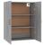 Dulap suspendat, gri sonoma, 69,5x34x90 cm, lemn prelucrat GartenMobel Dekor