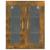 Dulap de perete suspendat, stejar fumuriu, 69,5x34x90 cm GartenMobel Dekor