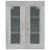 Dulap de perete suspendat, gri sonoma, 69,5x34x90 cm GartenMobel Dekor