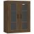 Dulap de perete suspendat, stejar maro, 69,5x34x90 cm GartenMobel Dekor