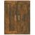Dulap de perete, stejar fumuriu, 69,5x32,5x90 cm lemn prelucrat GartenMobel Dekor