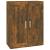 Dulap de perete, stejar fumuriu, 69,5x32,5x90 cm lemn prelucrat GartenMobel Dekor