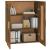 Dulap de perete, stejar fumuriu, 69,5x32,5x90 cm lemn prelucrat GartenMobel Dekor
