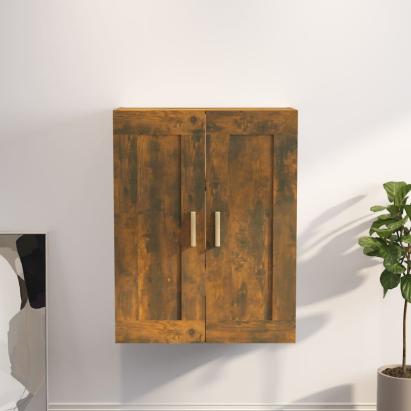 Dulap de perete, stejar fumuriu, 69,5x32,5x90 cm lemn prelucrat GartenMobel Dekor