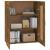 Dulap de perete suspendat, stejar fumuriu, 69,5x32,5x90 cm GartenMobel Dekor