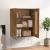 Dulap de perete suspendat, stejar fumuriu, 69,5x32,5x90 cm GartenMobel Dekor