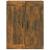 Dulap de perete suspendat, stejar fumuriu, 69,5x32,5x90 cm GartenMobel Dekor
