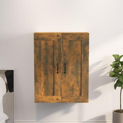 Dulap de perete suspendat, stejar fumuriu, 69,5x32,5x90 cm GartenMobel Dekor